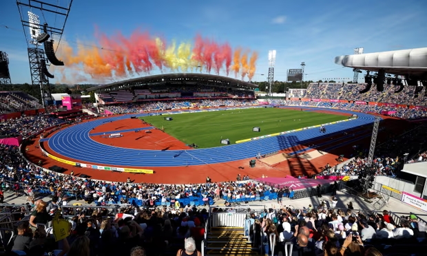 The opening ceremony of the Paris 2024 Summer Paralympic Games at Place de la Concorde. Photograph: Tom Jenkins/The Guardian (Image obtained at theguardian.com)